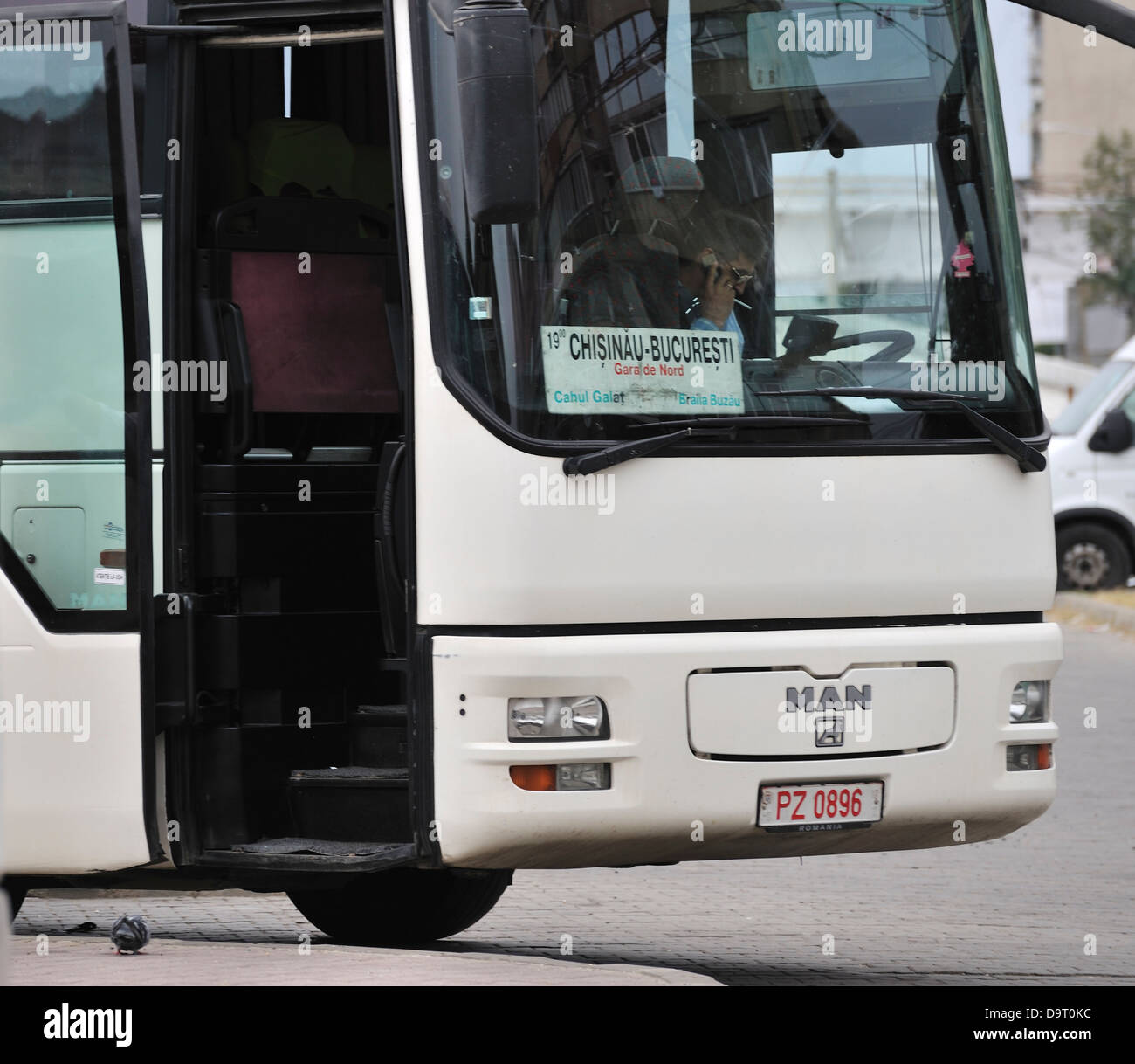 Trainer, Chisinau, Gara de Nord, Bukarest, Rumänien Stockfoto