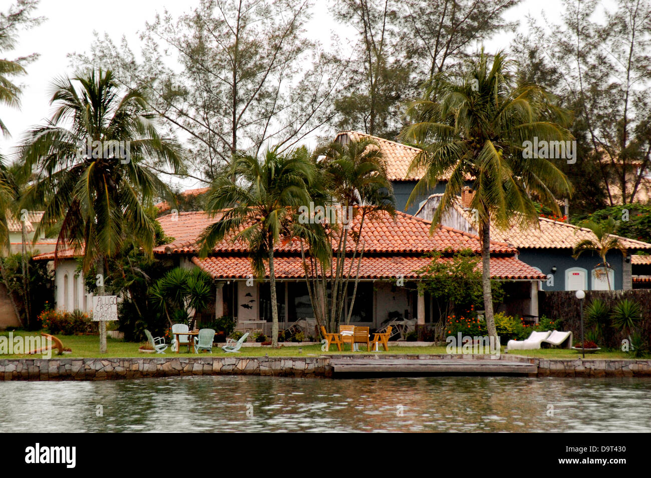 wunderschönes Resort in Cabo Frio, Brasilien Stockfoto