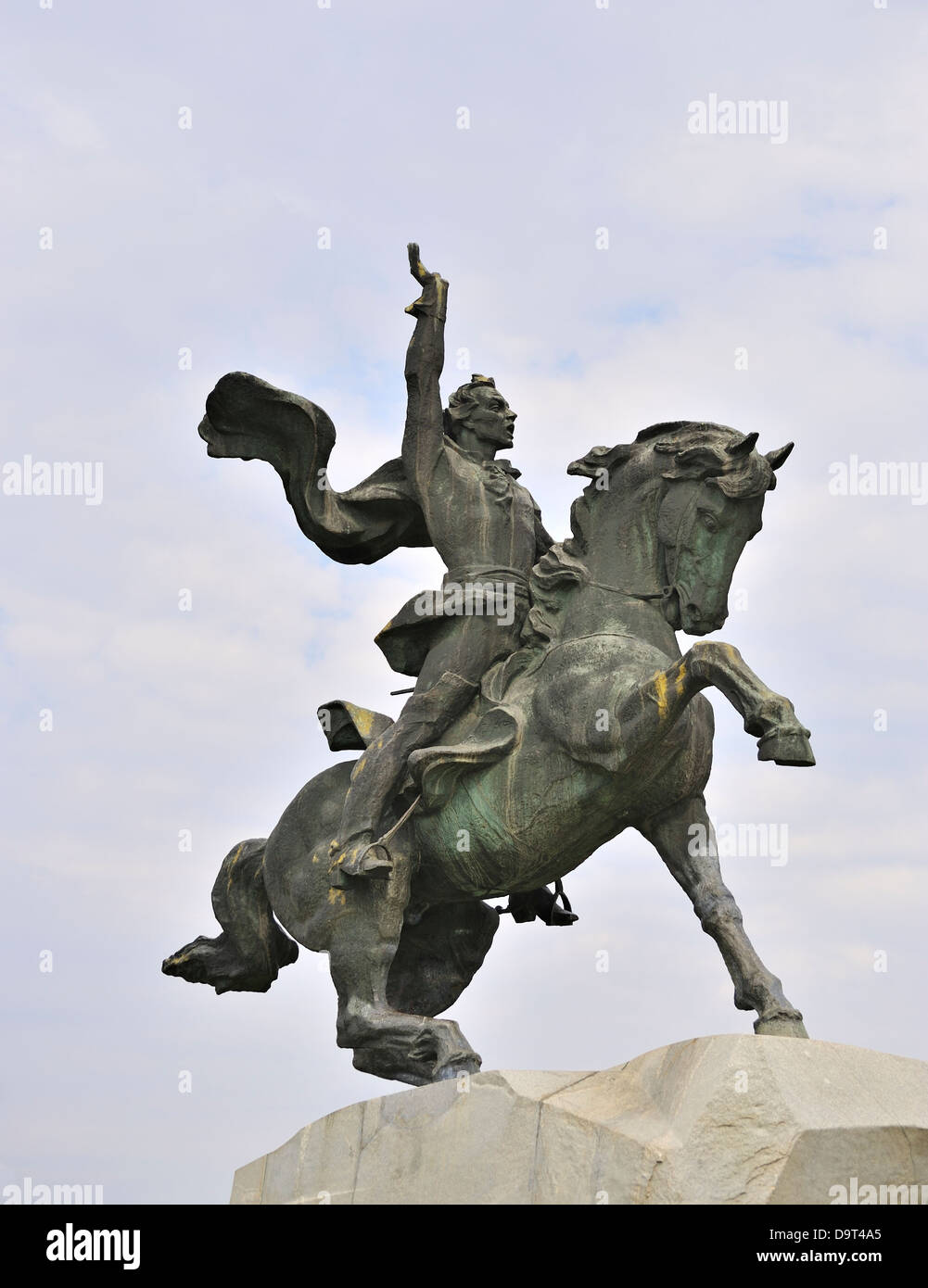 Alexander Suworow-Denkmal, Tiraspol, Transnistrien Stockfoto