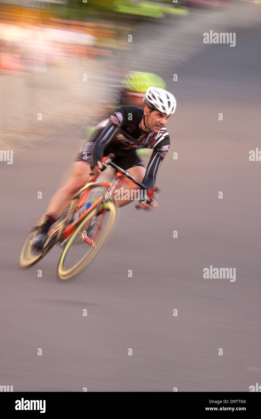 Spin-Rotor - ur - C-Originale in Runde 7 der Baureihe Pearl Izumi Tour bei Redditch, Worcestershire, England, UK Stockfoto