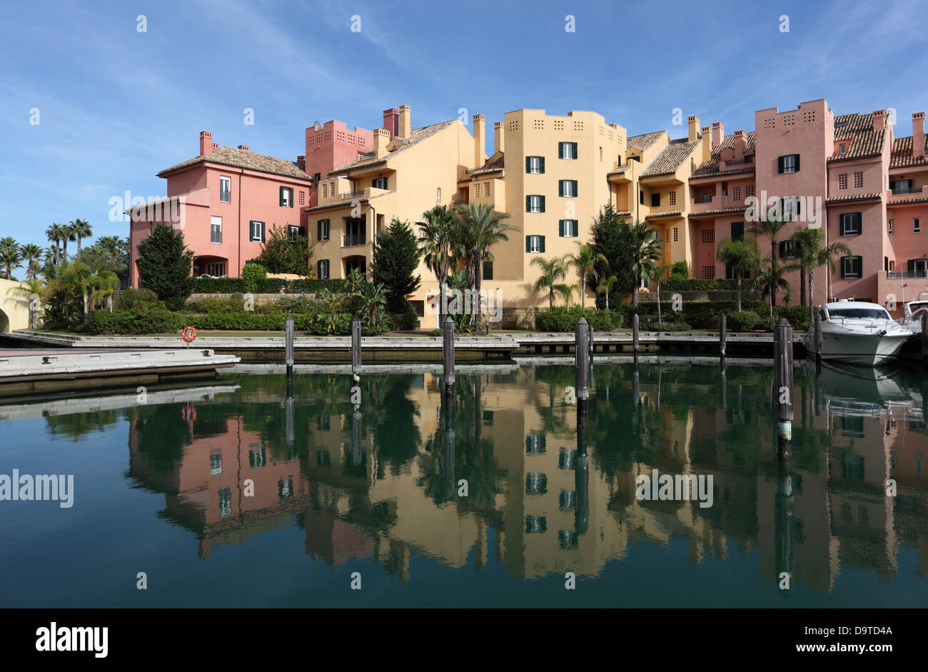 Marina in Sotogrande, Costa Del Sol, Andalusien Spanien Stockfoto