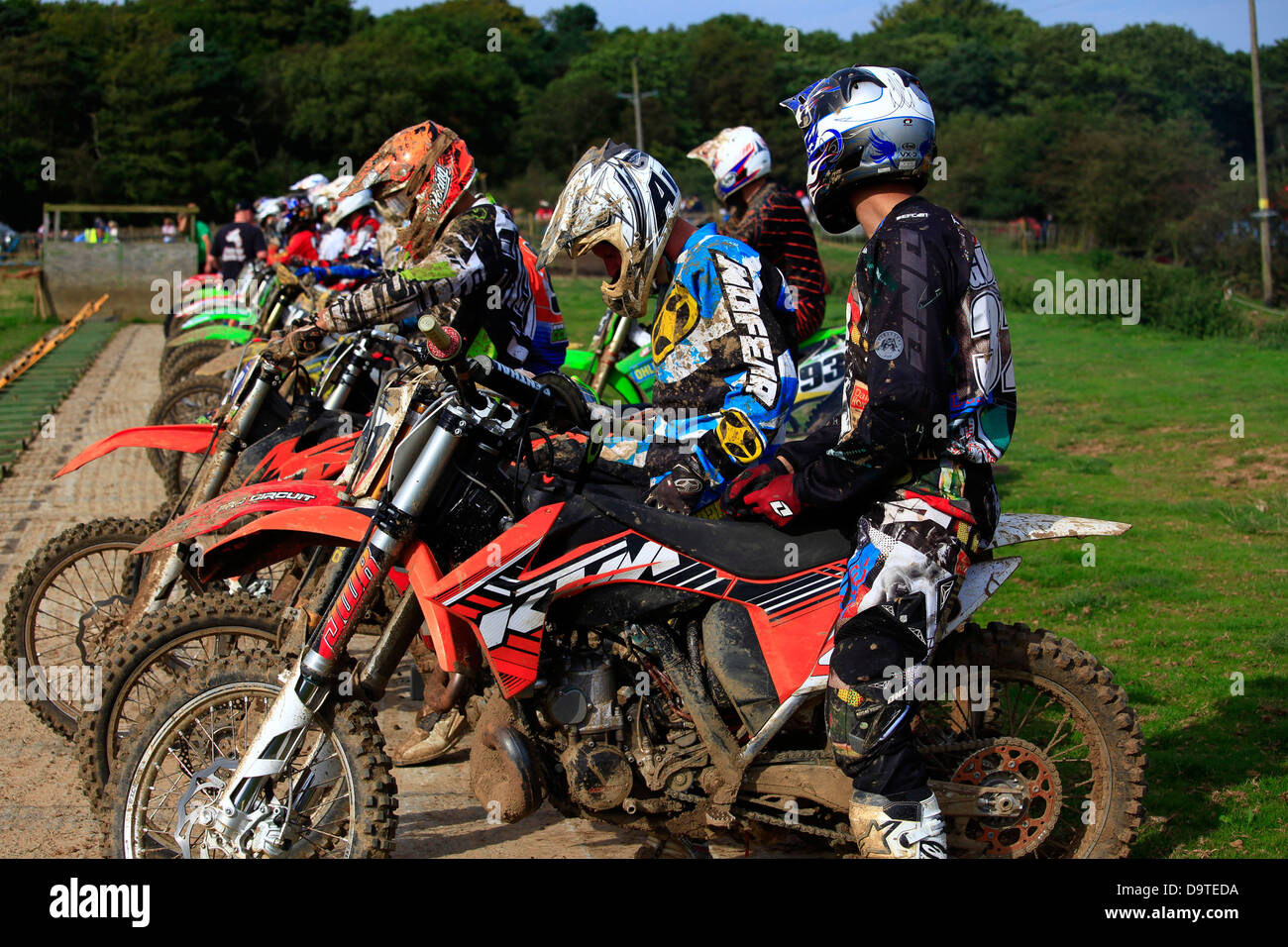 Whitby Motocross, North Yorkshire Stockfoto