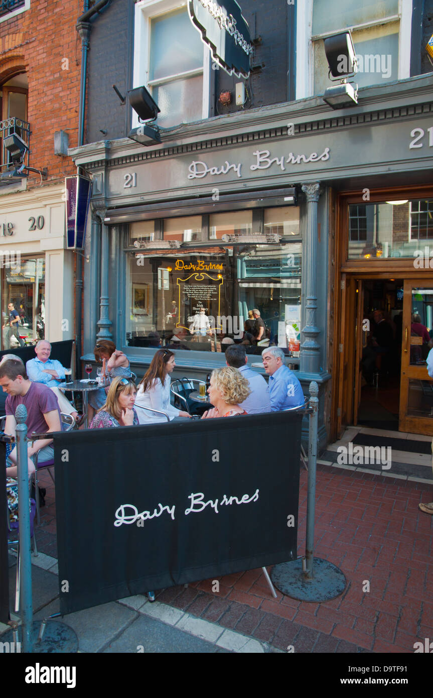 Davy Byrne Bar-Pub Restaurant außen Duke Street Dublin Irland Mitteleuropa Stockfoto