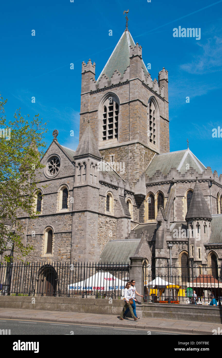 Christ Church Cathedral Kirche Dublin Irland Europa Stockfoto
