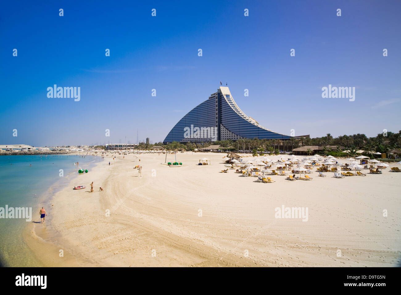 Jumeirah Beach Resort, Dubai, Vereinigte Arabische Emirate Stockfoto