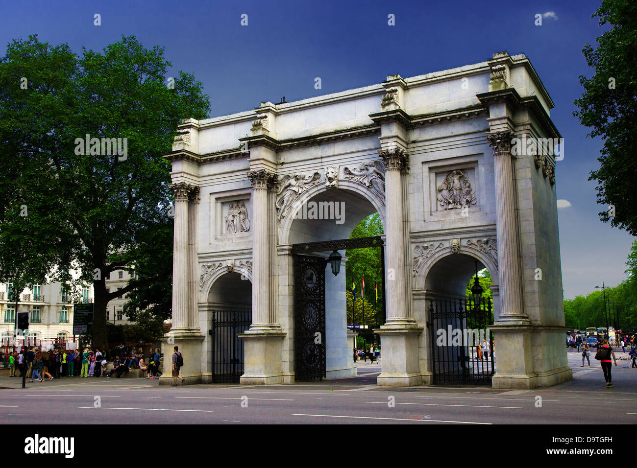 Marble Arch, City of Westminster, London, UK Stockfoto