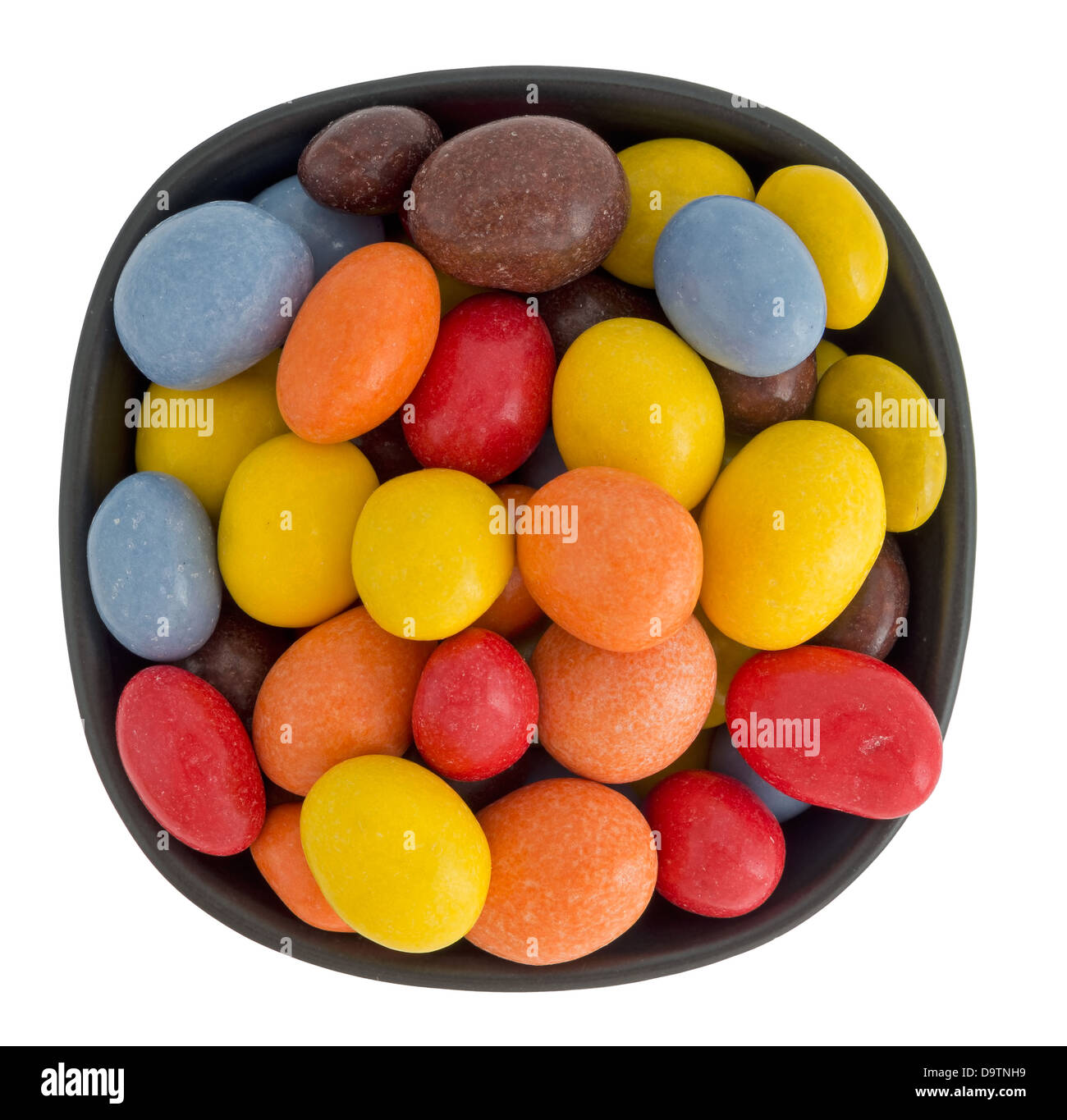 Multi-Farbe Schoko-Erdnüsse Stockfoto
