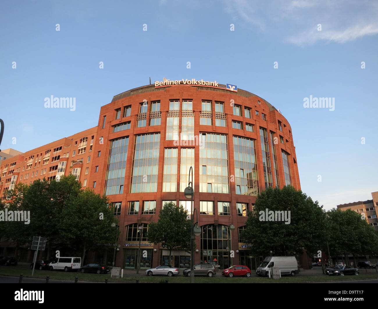 Berliner Volksbank Gebäude in Berlin Stockfoto