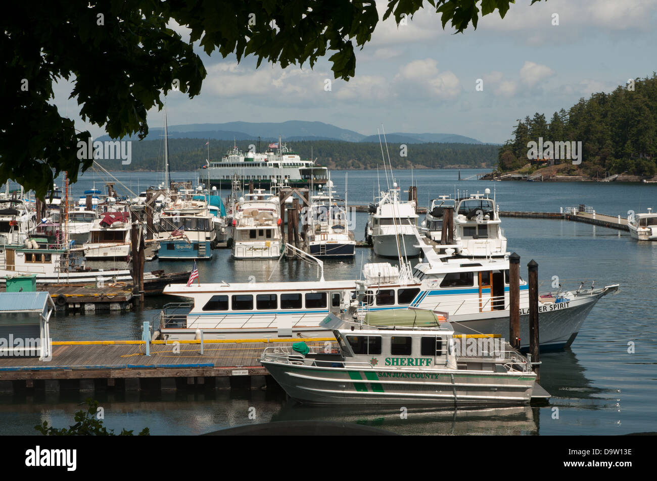 Friday Harbor, San Juan Islands, Washington Stockfoto