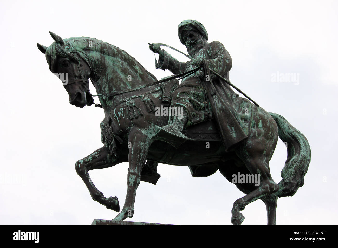 Mehmet Ali Statue Kavala Griechenland Stockfoto