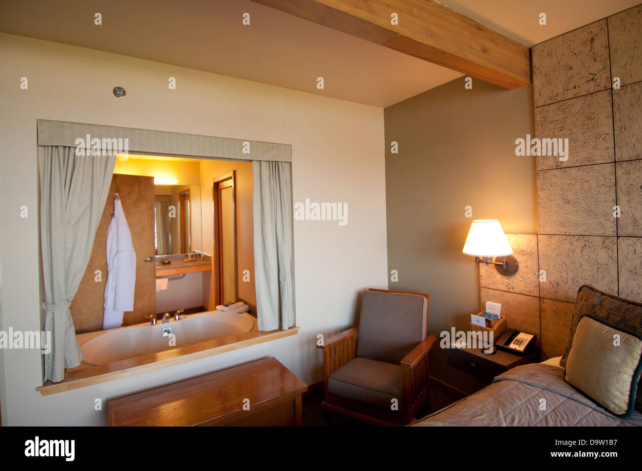 Zimmer im Freitag Harbor House Inn in Friday Harbor, Washington. Stockfoto