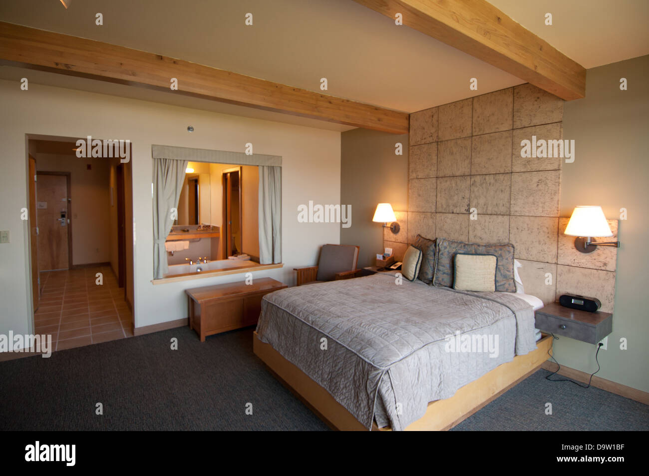 Zimmer im Freitag Harbor House Inn in Friday Harbor, Washington. Stockfoto