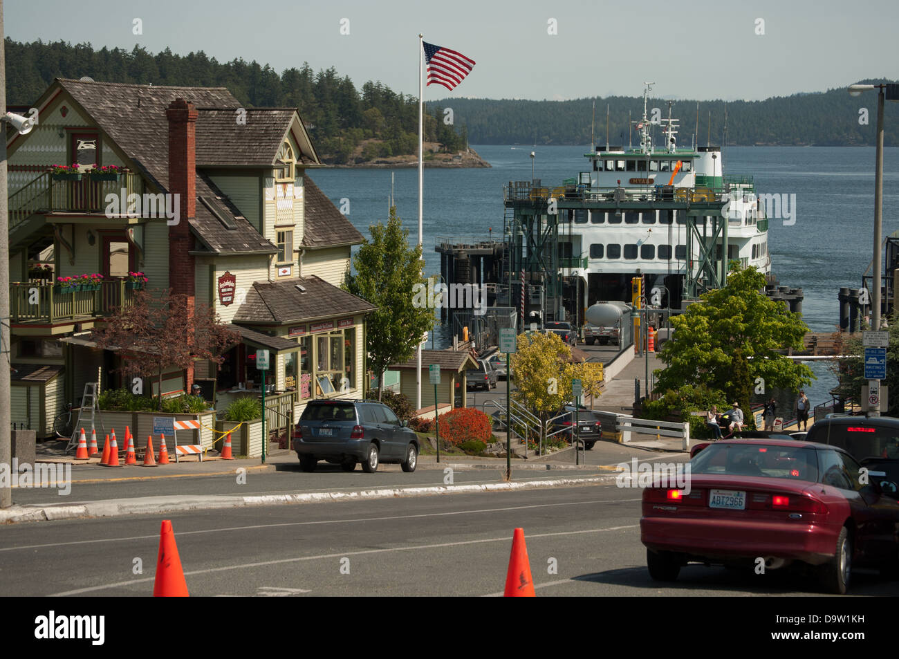 Friday Harbor, San Juan Islands, Washington Stockfoto