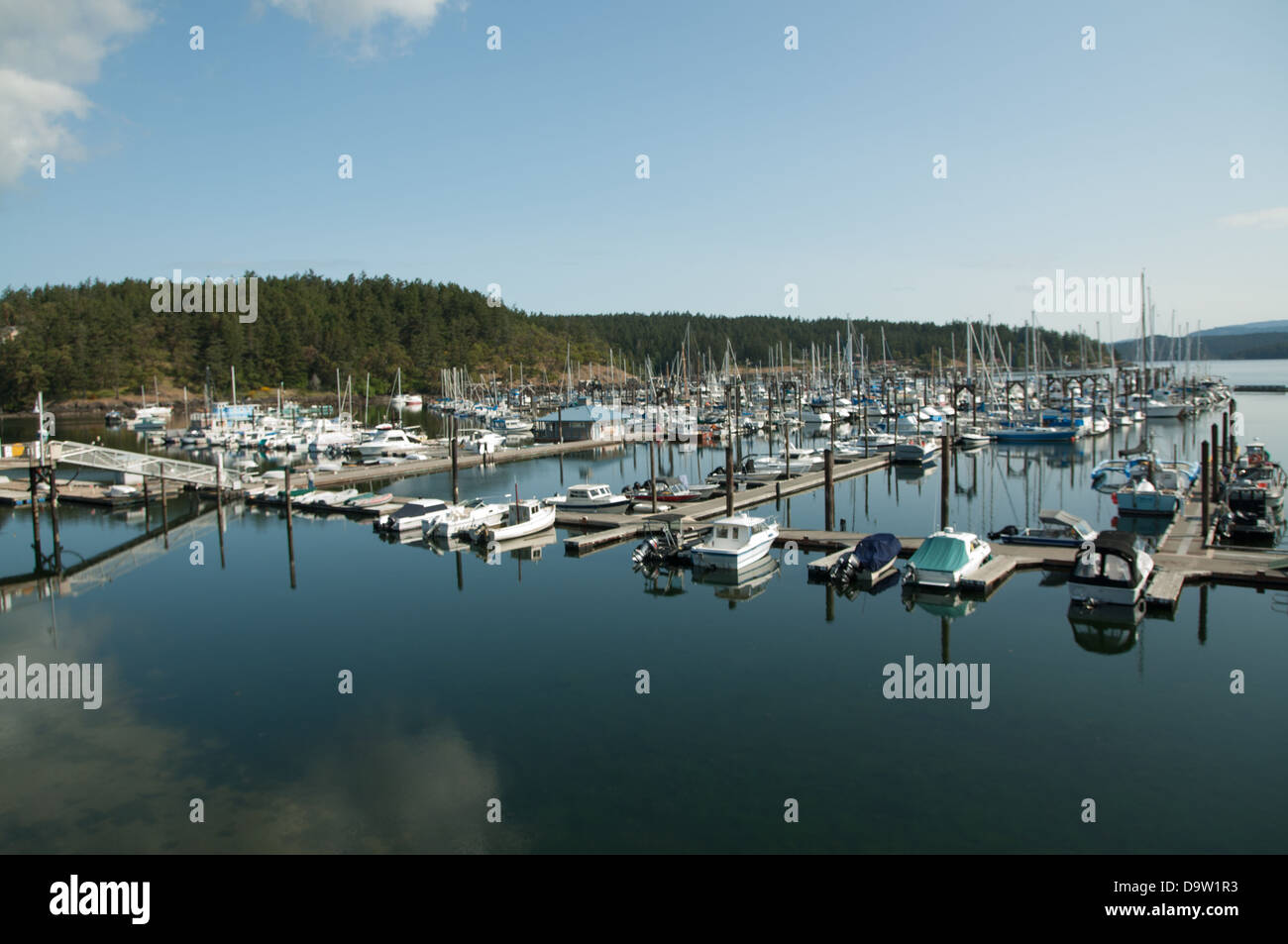 Friday Harbor, San Juan Islands, US-Bundesstaat Washington. Stockfoto