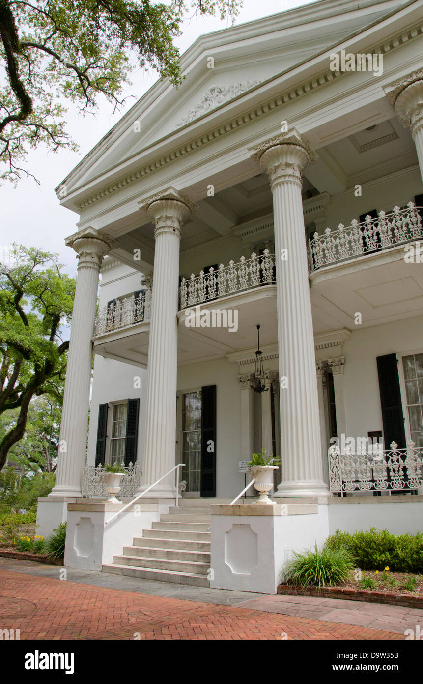 Mississippi, Natchez. Stanton Hall, historische neoklassizistischen Stil antebellum Haus. National Historic Landmark erklärt. Stockfoto