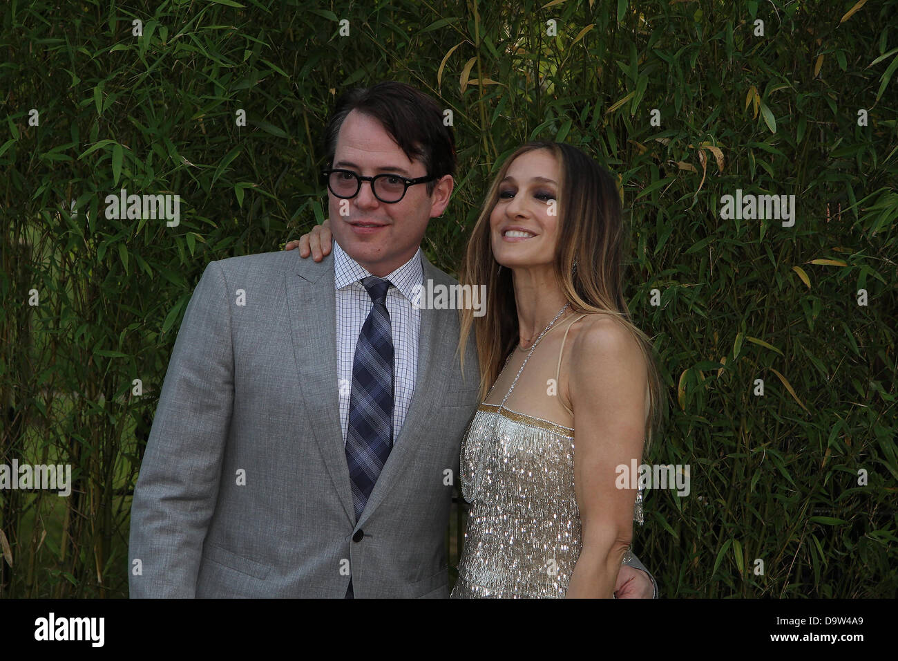 London, UK, 26. Juni 2013: Matthew Broderick und Sarah Jessica Parker besuchen jährliche Serpentine Gallery-Sommer-Party bei der Stockfoto