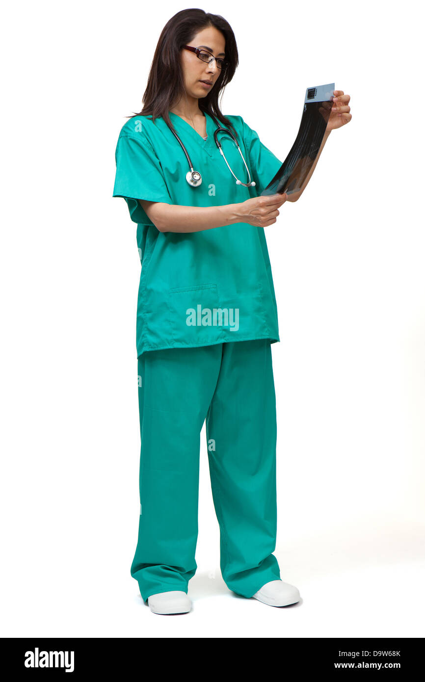 Doktor der Medizin asiatische Krankenschwester Chirurg Stockfoto