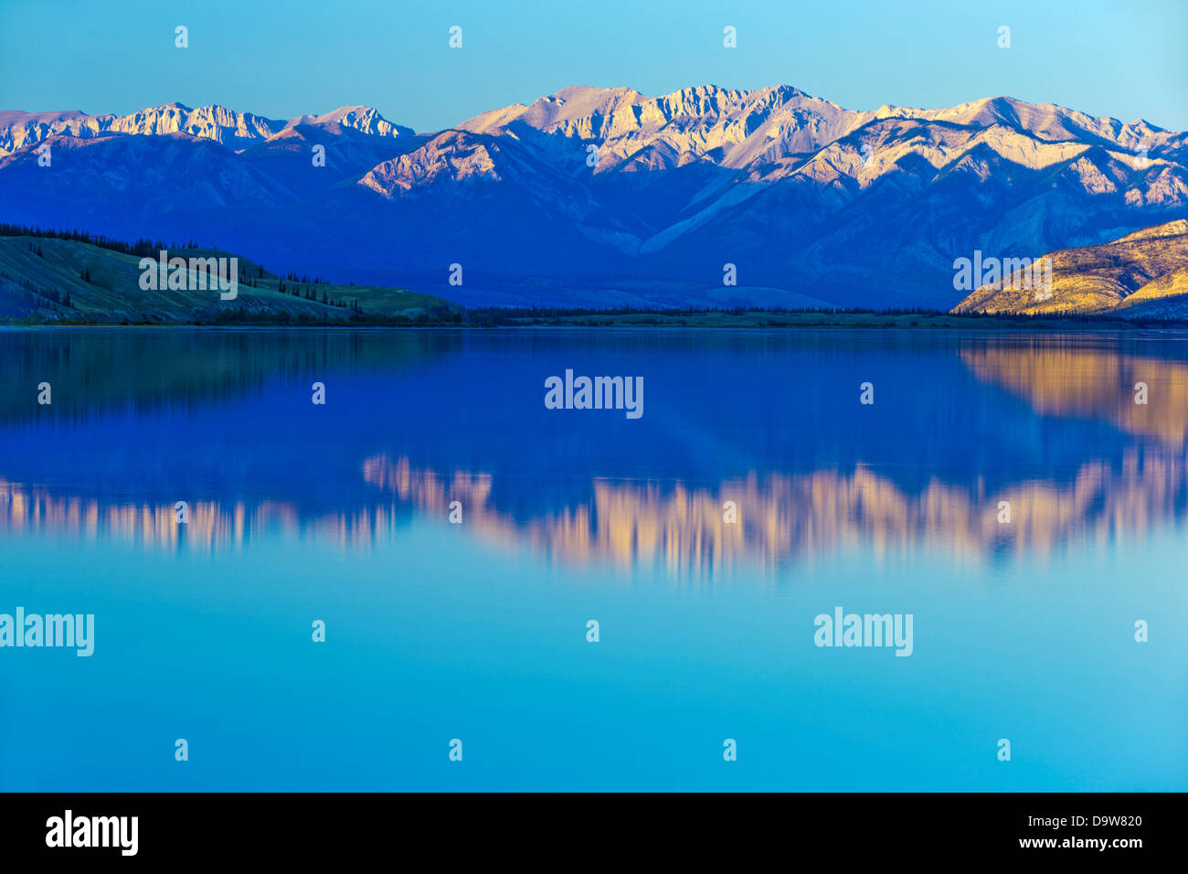 Kanada, Alberta, Jasper-Nationalpark, Jasper Lake Stockfoto