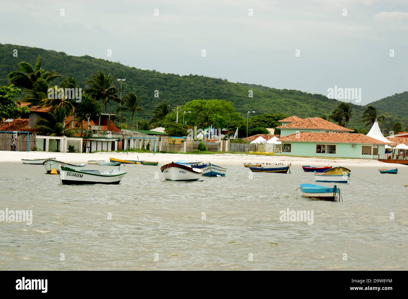 Brasilien, Rio de Janeiro, Fortaleza, Praia do Forte, Fort Beach Stockfoto