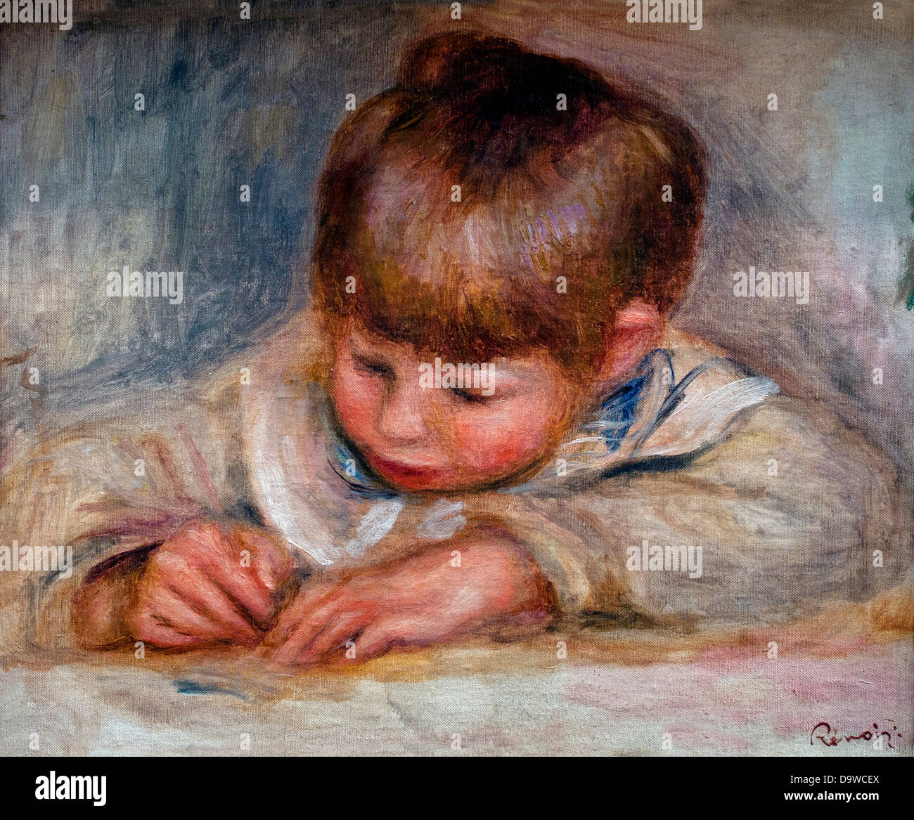 Coco Ecrivant - Coco Schreiben von Pierre Auguste Renoir 1841-1919 Frankreich Stockfoto