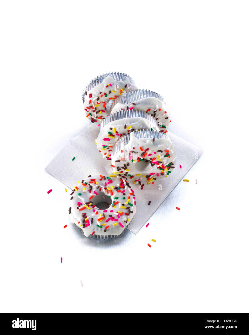 Donuts-Zahnräder Stockfoto