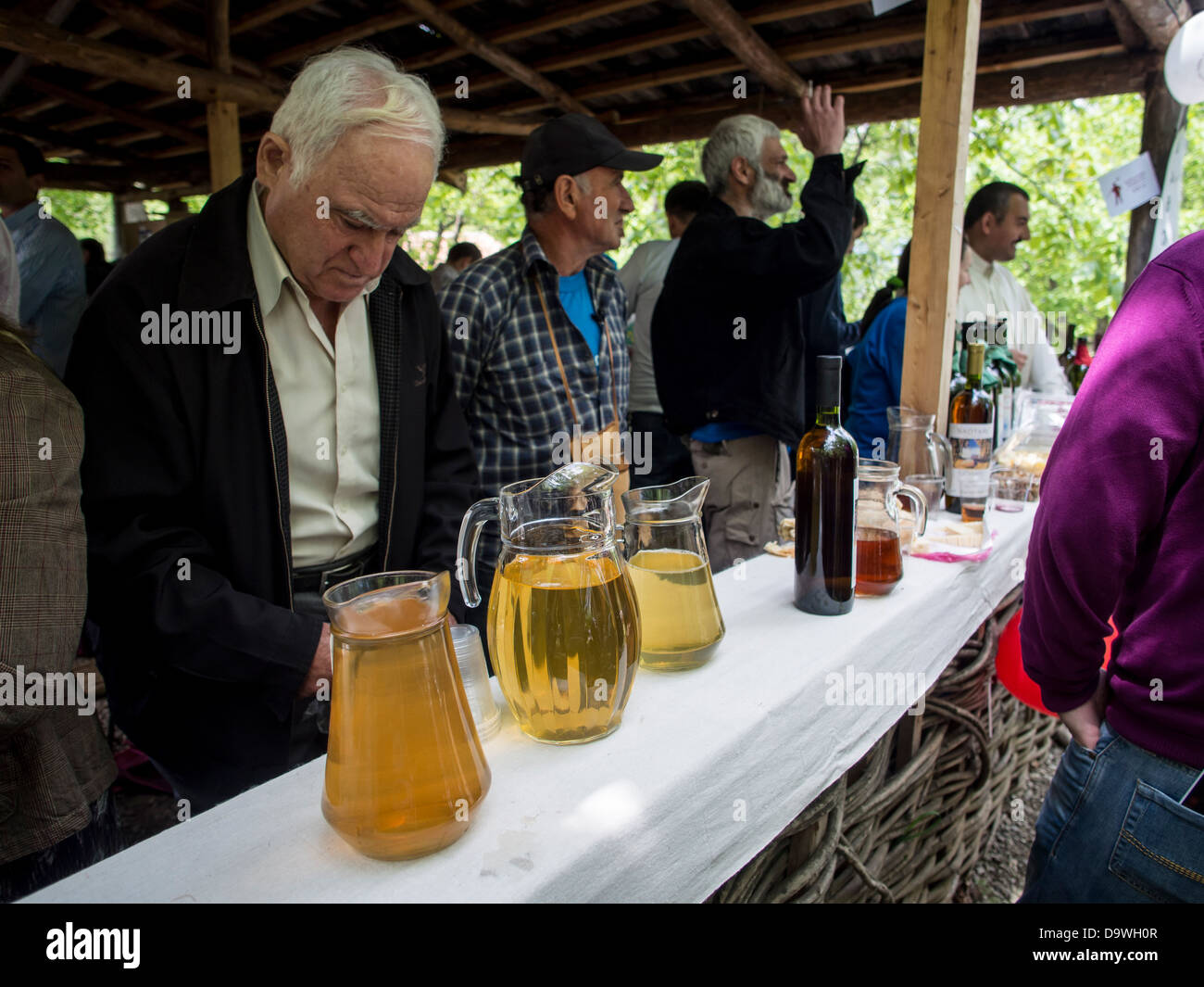 Jährliche junger Wein Festival in Tiflis, Georgien. Stockfoto