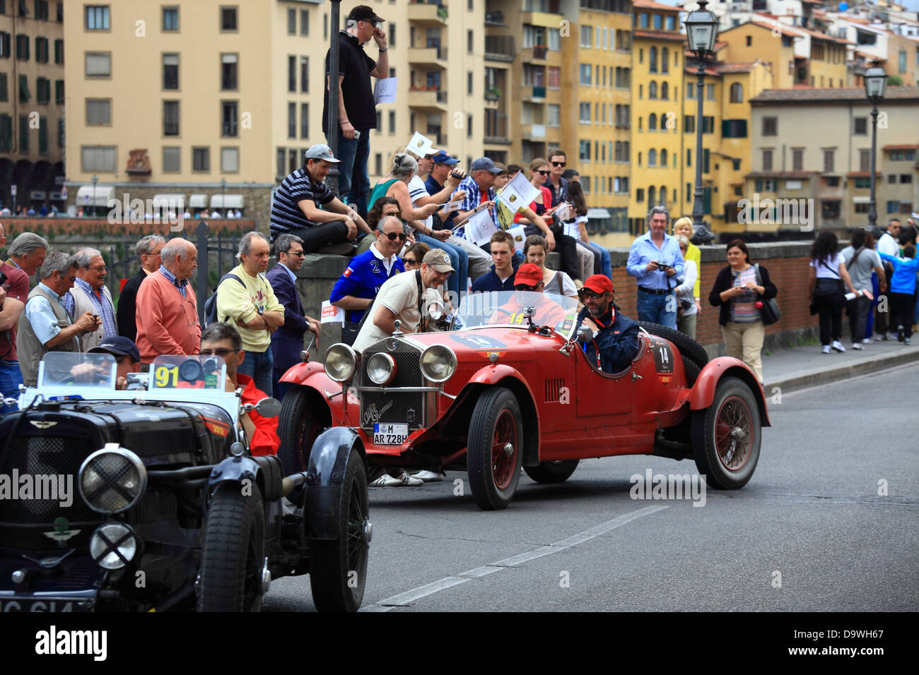 Italien, Toskana, Florenz, Millemiglia-Rennen 2012 Stockfoto