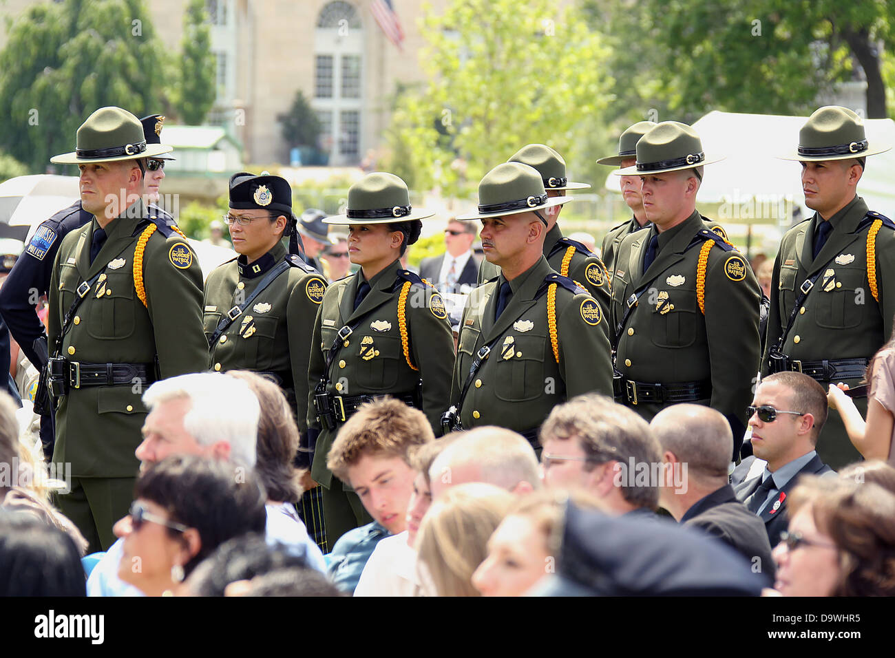 Polizei Woche 2013 32. National Peace Officers Memorial Service. Stockfoto