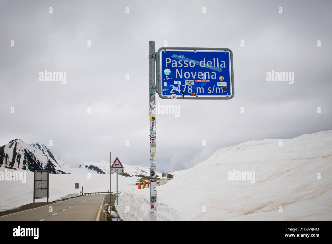 Schweiz, Nufenenpass Stockfoto