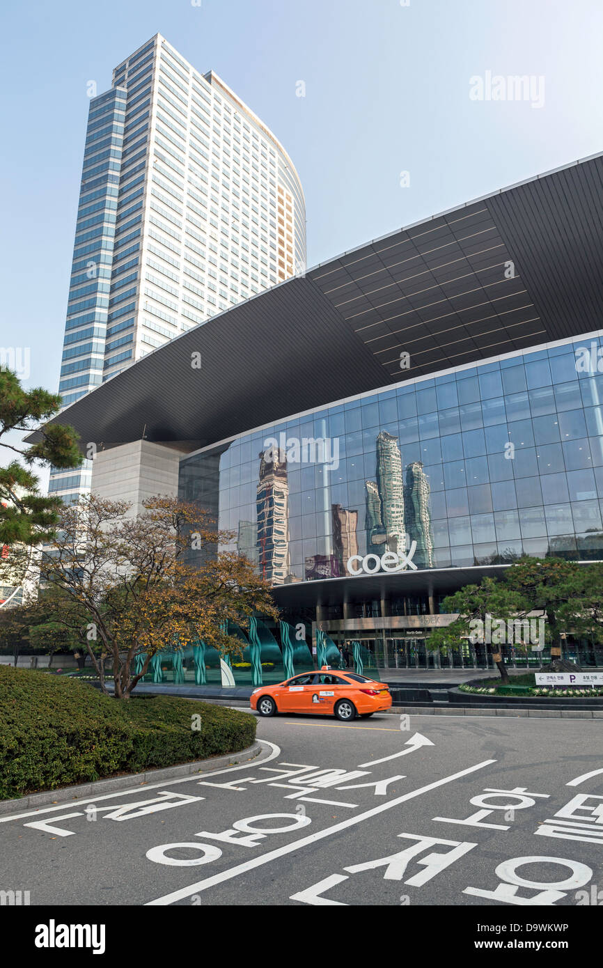 COEX Exhibition Center in modernen Geschäft Bezirk von Gangnam-gu, Seoul, Südkorea, Asien Stockfoto