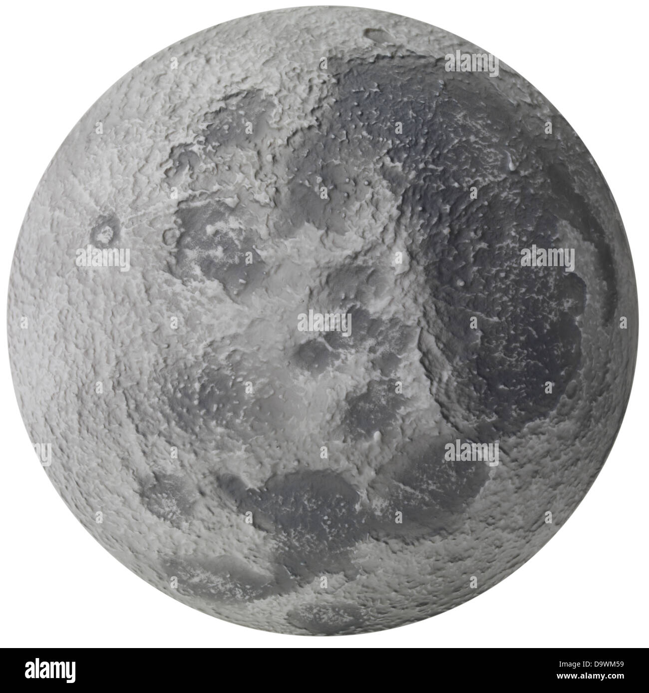 Oberfläche des Mondes Stockfoto