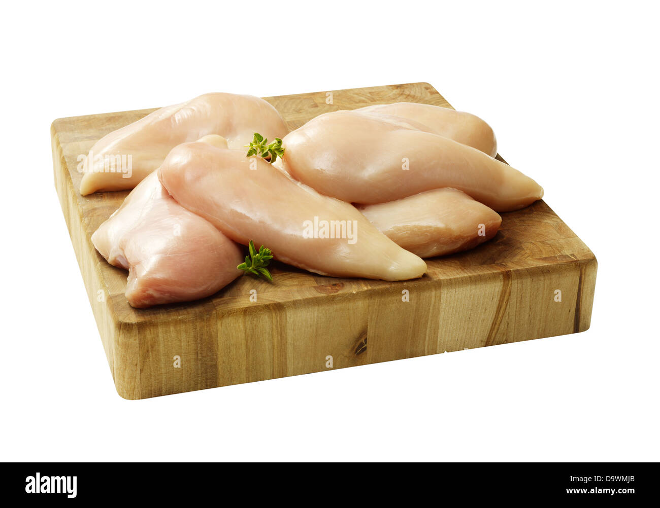 rohem Hühnerfleisch Stockfoto