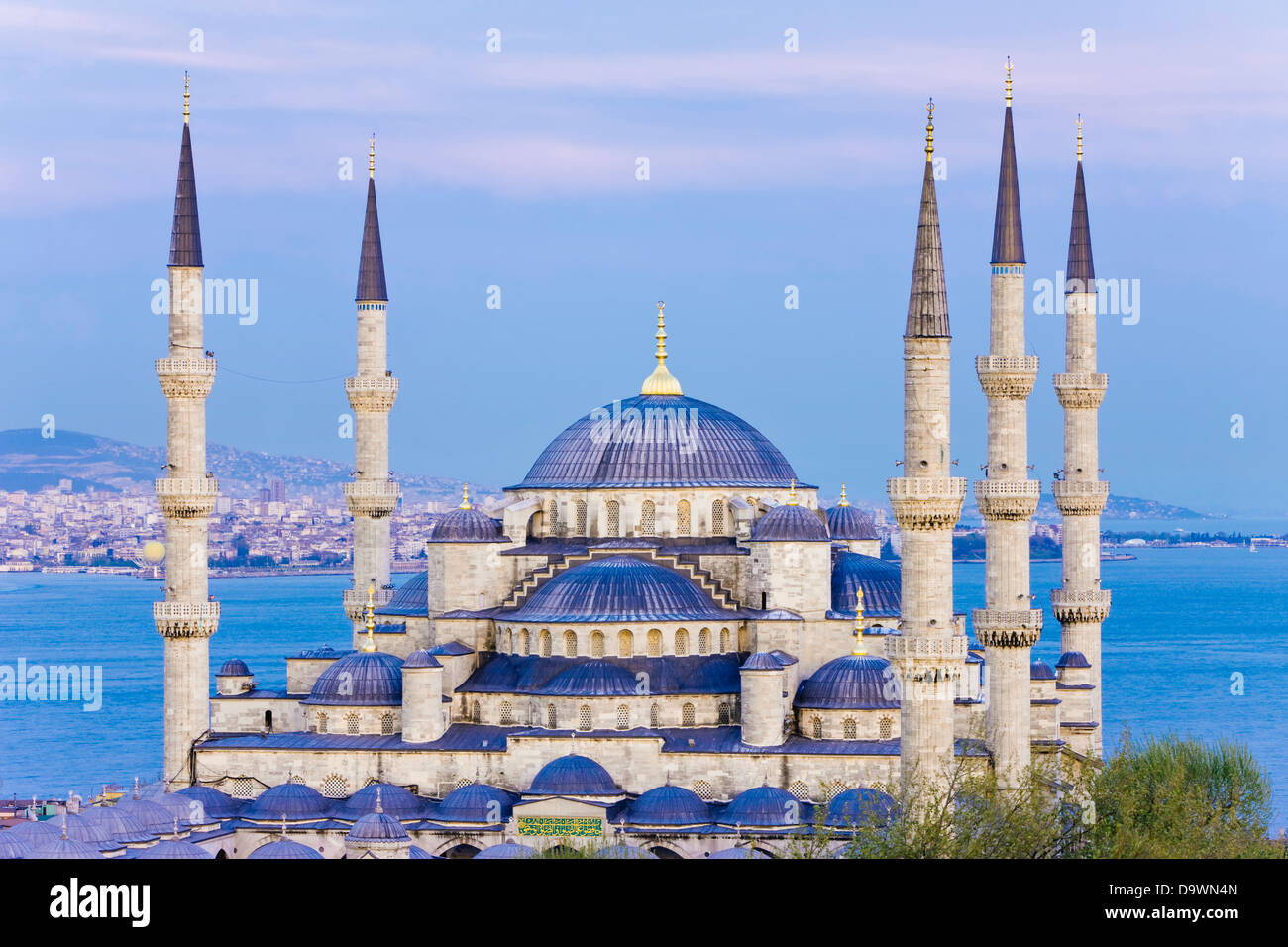 Die blaue Moschee (Sultan-Ahmet-Moschee), Istanbul, Marmara Provinz, Türkei, Europa Stockfoto