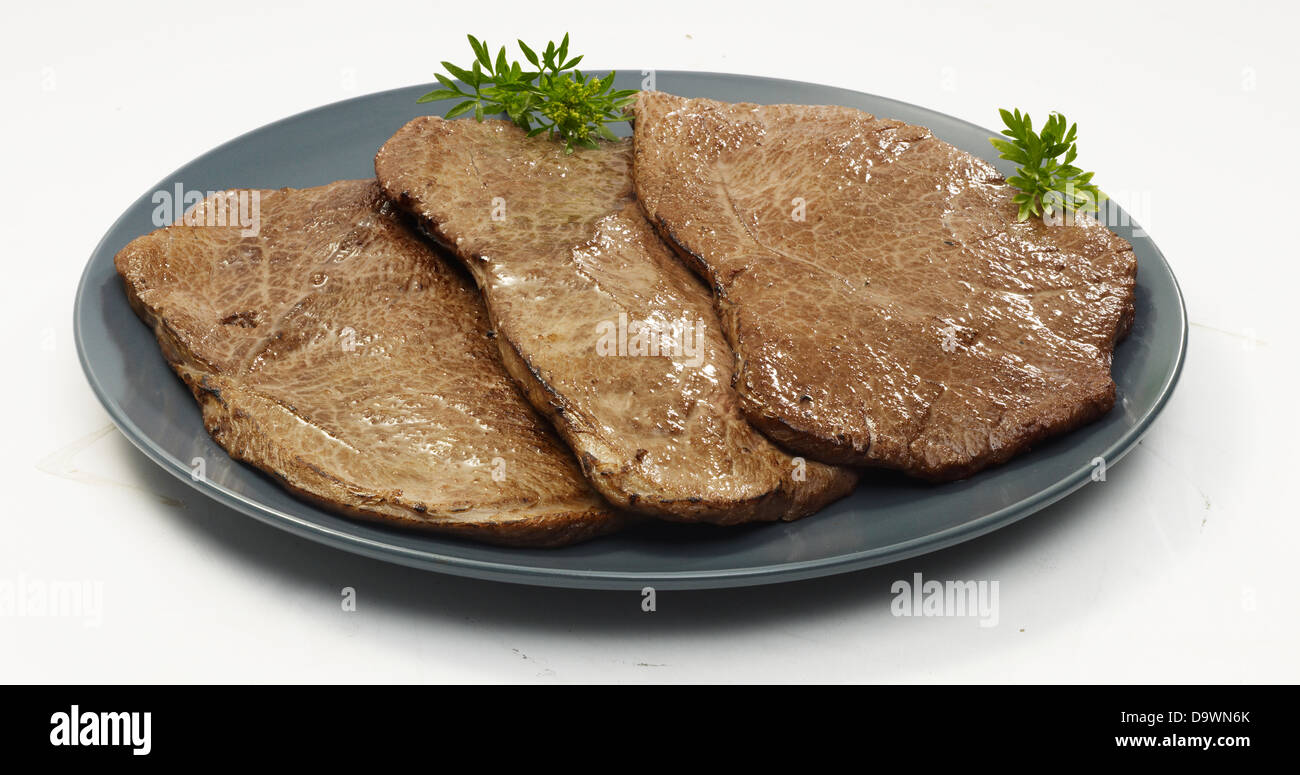 vorbereitete Rindfleisch Gerinnsel Stockfoto