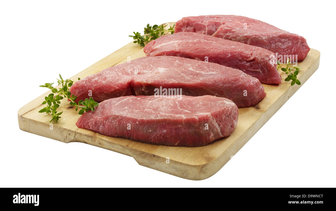 rohes Rindfleisch Tritip steak Stockfoto