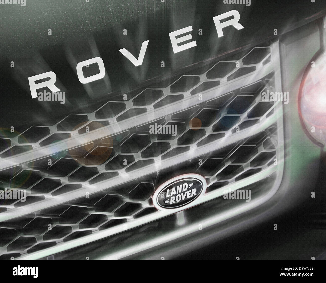 Transport: Detail des Range Rover Vogue (2011) Stockfoto
