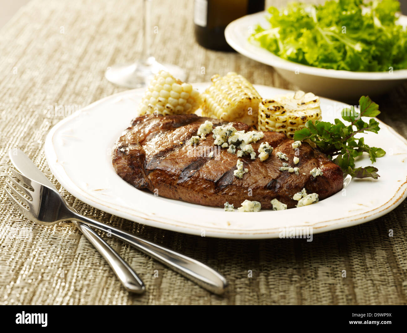 Ribeye steak Stockfoto