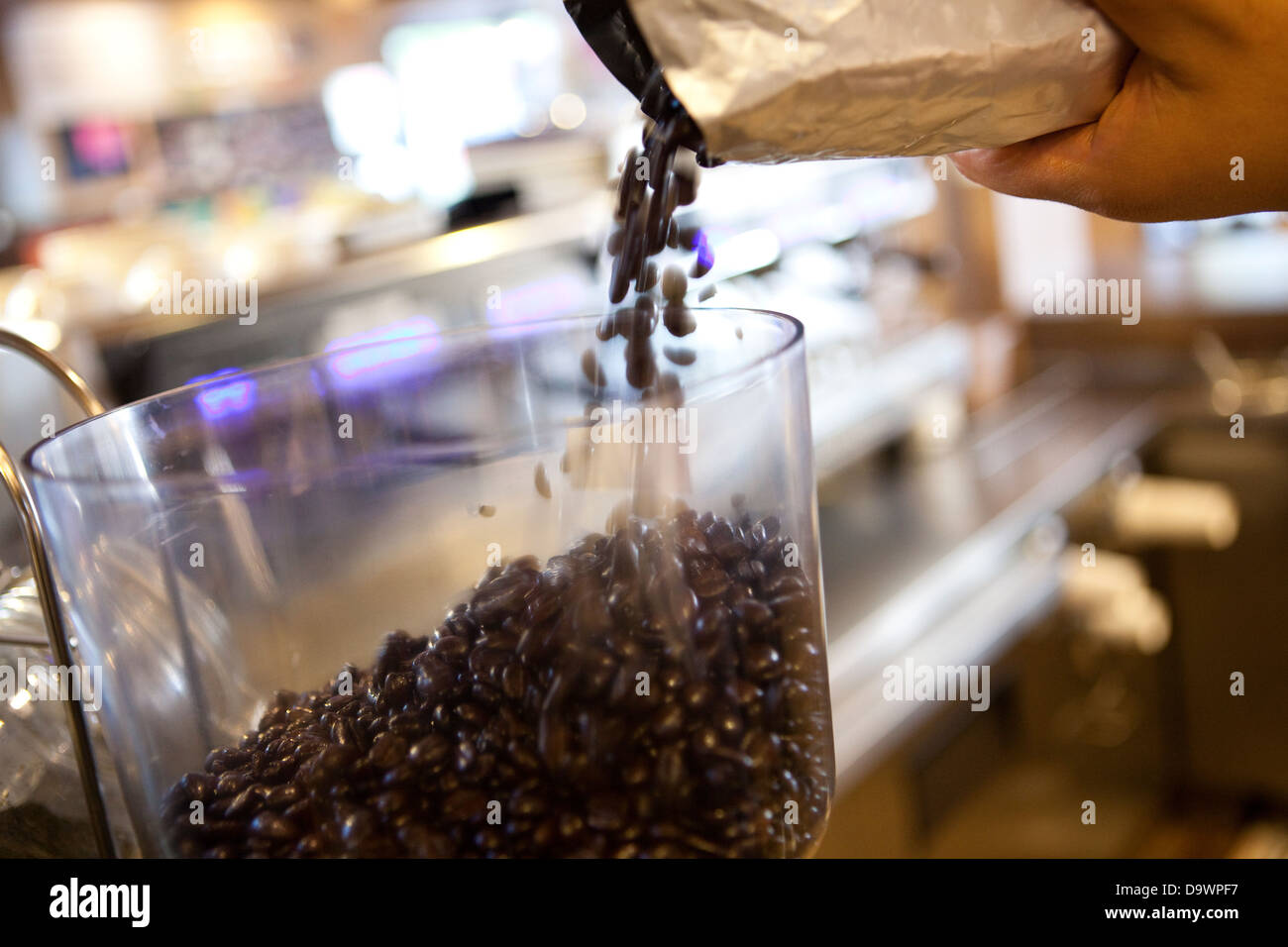 Kaffee Bohnen Stockfoto