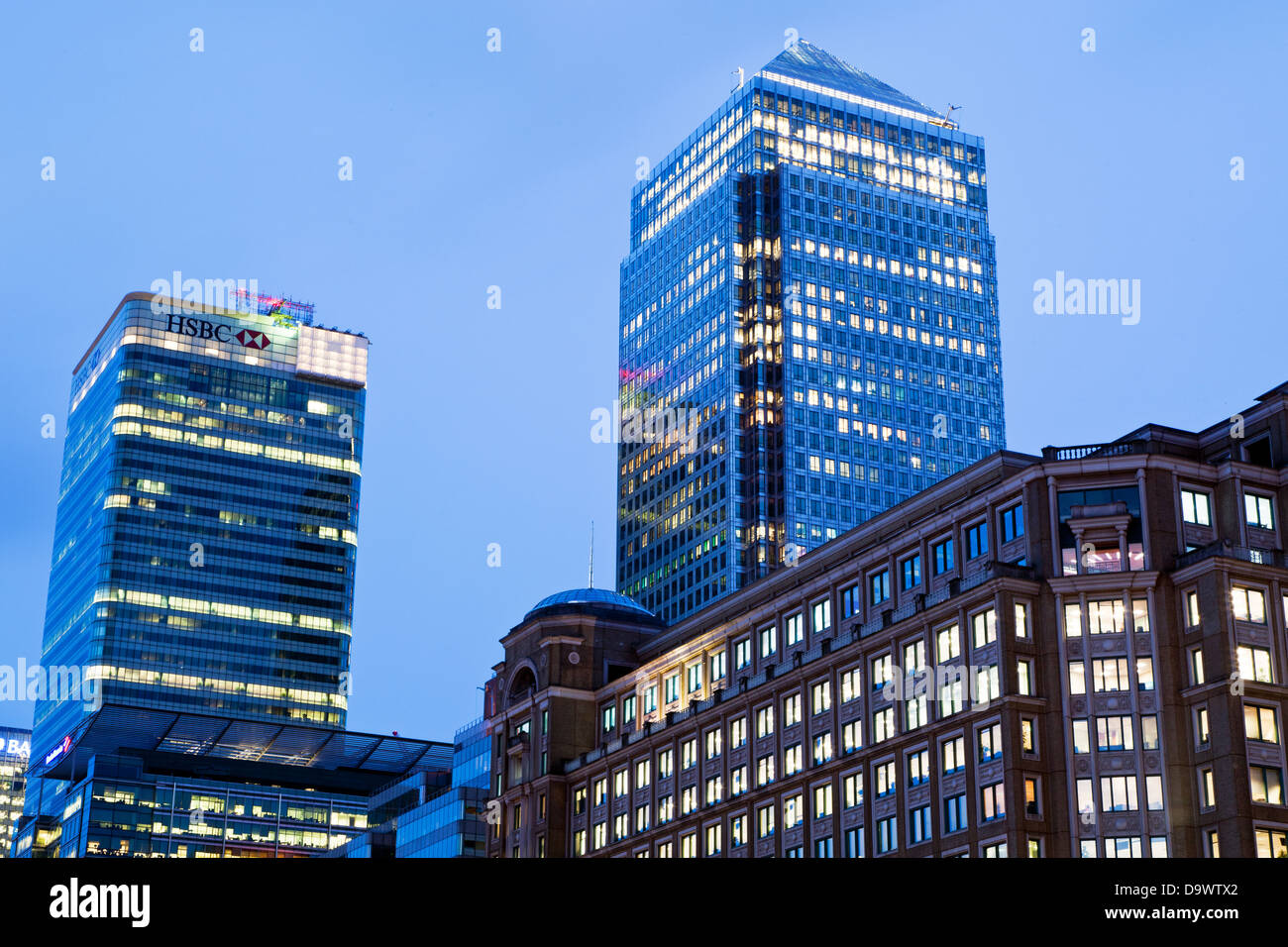 Canary Wharf London UK Stockfoto