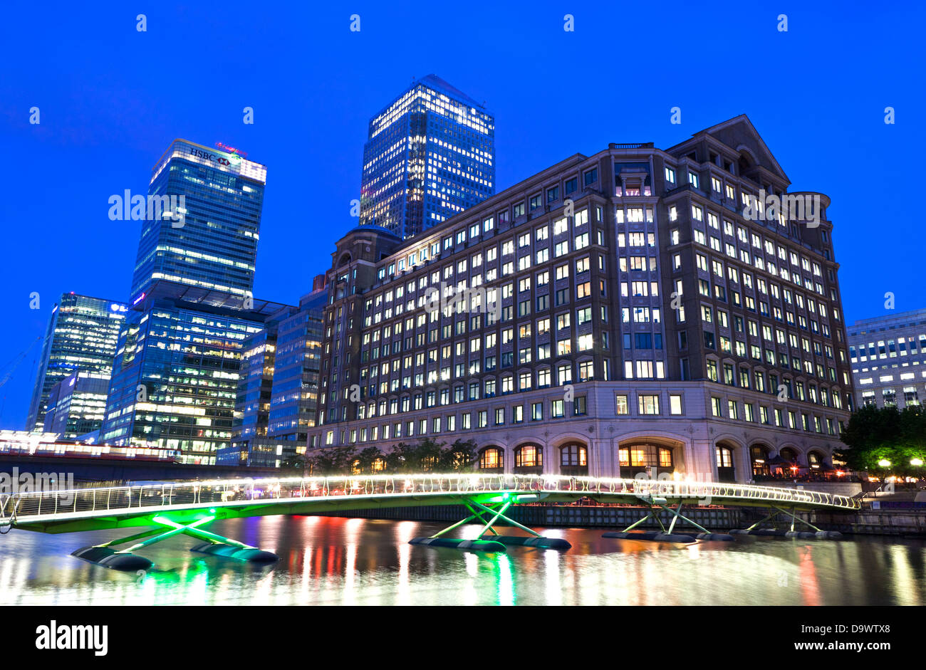Canary Wharf London UK Stockfoto