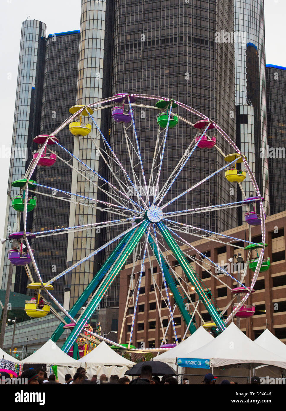 Detroit River Tage Festival Stockfoto