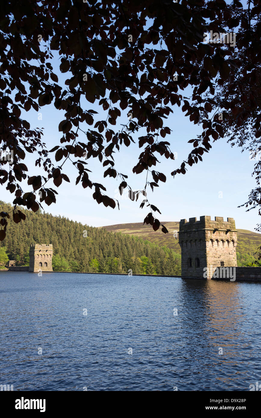 Howden-Reservoir, obere Derwent Valley, Peak District National Park, South Yorkshire und Derbyshire, England. Stockfoto