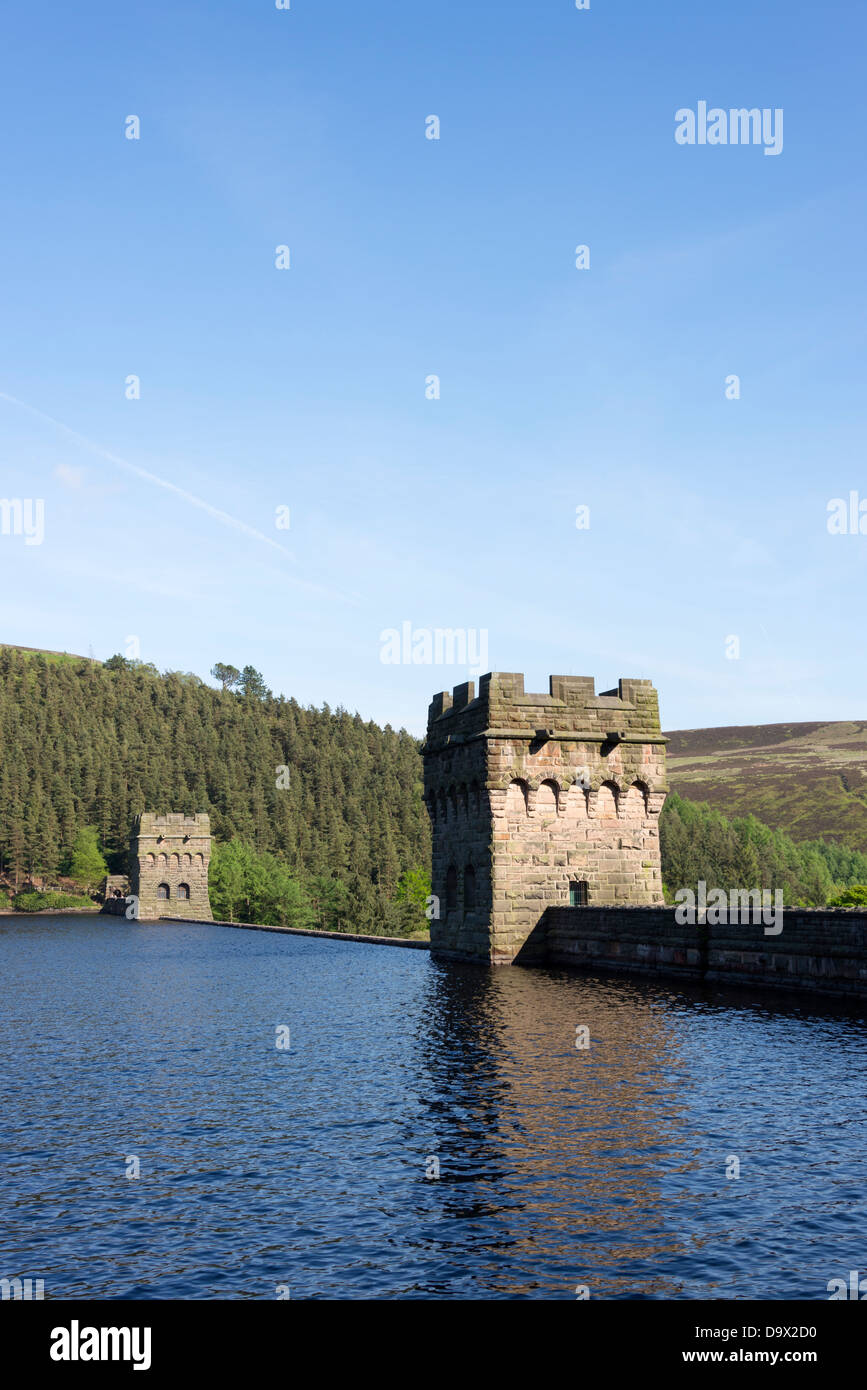 Howden-Reservoir, obere Derwent Valley, Peak District National Park, South Yorkshire und Derbyshire, England. Stockfoto