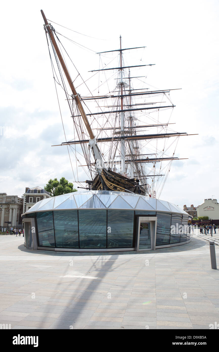 Die Cutty Sark, Greenwich, London, England. Stockfoto