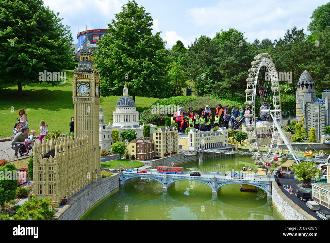 Themse London Szene, 'Miniland', Legoland Windsor, Windsor, Berkshire
