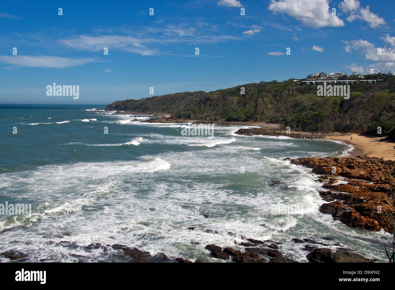 Küste Coolum Sunshine Coast Queensland Australien Stockfoto