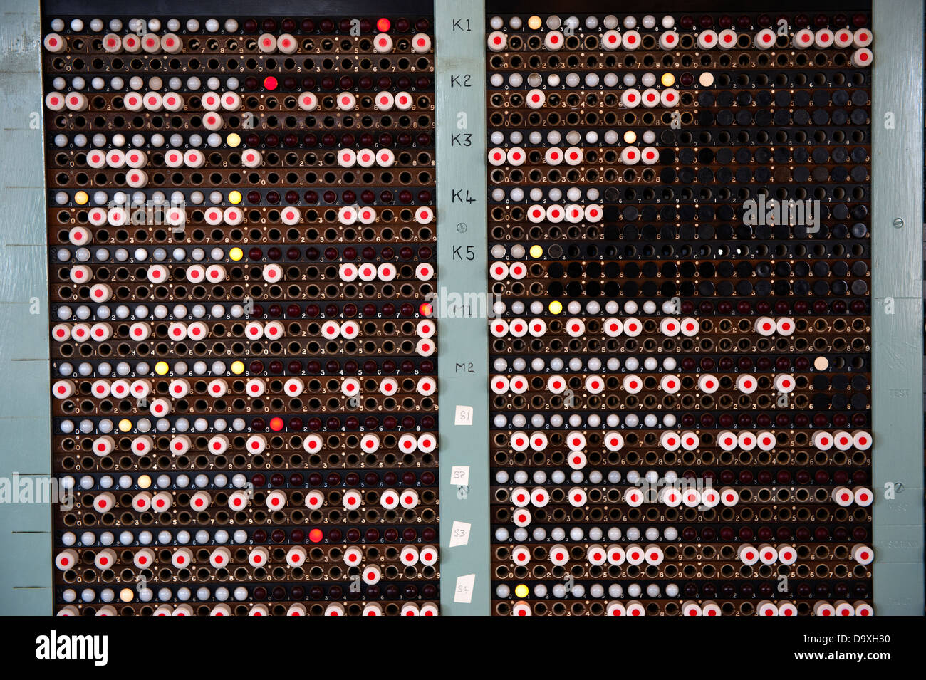 Bletchley Park und das National Museum of Computing, Milton Keynes, Buckinghamshire, England, Heimat der Enigma und Code Breakers Stockfoto
