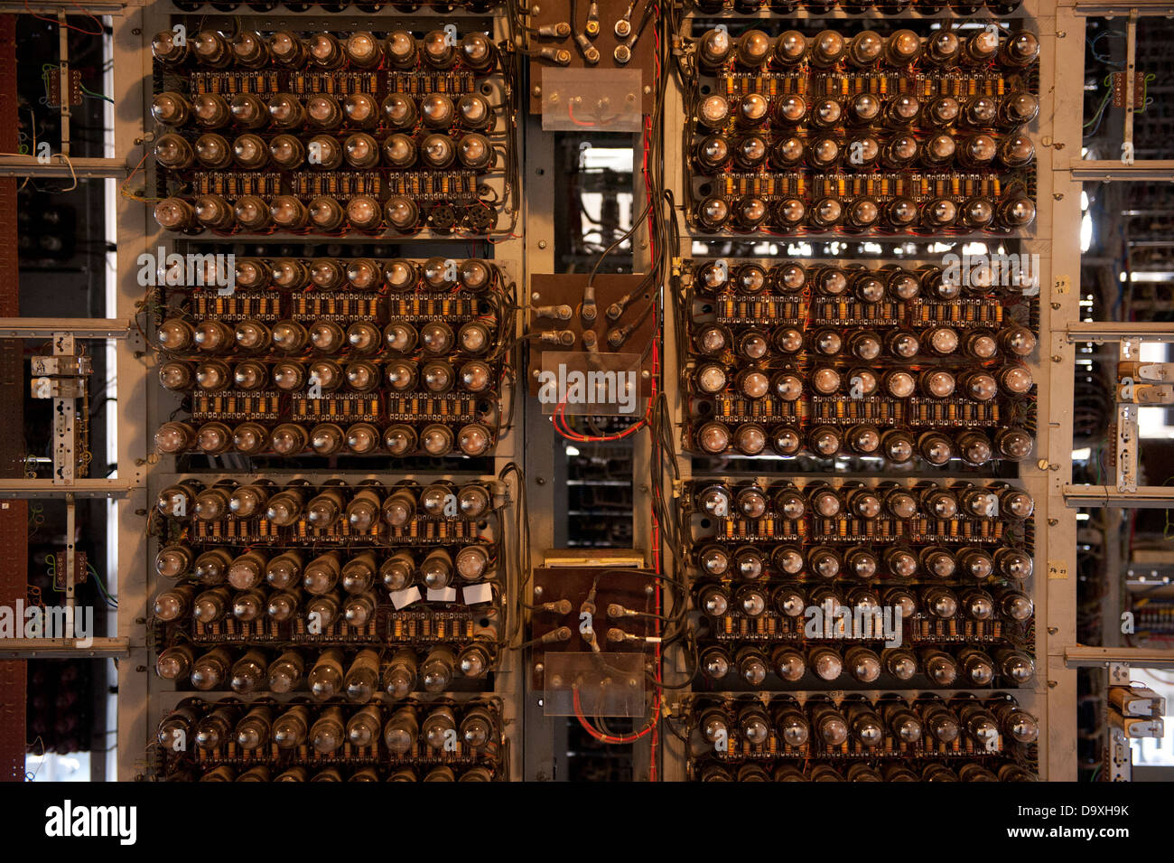 Bletchley Park und das National Museum of Computing, Milton Keynes, Buckinghamshire, England, Heimat der Enigma und Code Breakers Stockfoto