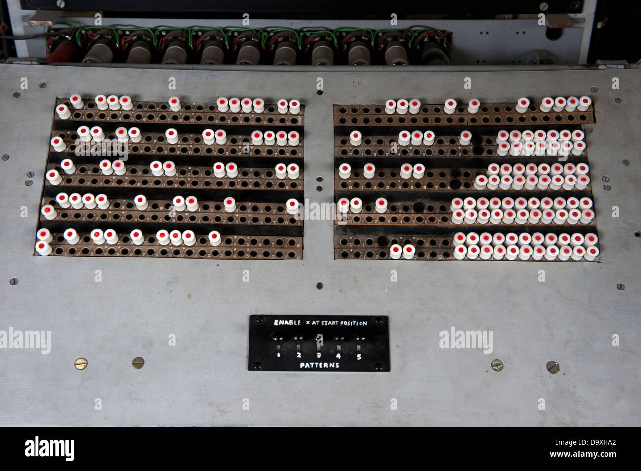 Bletchley Park und das National Museum of Computing, Milton Keynes, Buckinghamshire, England, Heimat der Enigma und Code Breakers Stockfoto