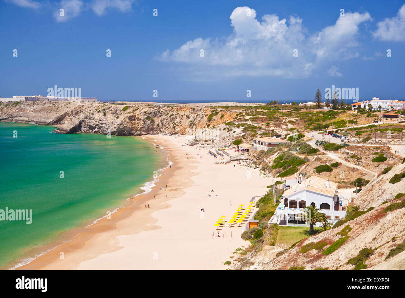 Mareta Beach Sagres beach Algarve Portugal EU Europa Stockfoto